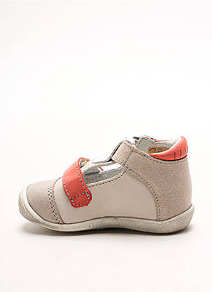 Sandales/nu pieds empiècements bout rond beige GBB garçon
