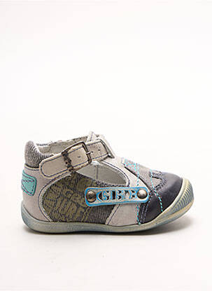 Sandales/nu pieds empiècements bout rond gris GBB garçon