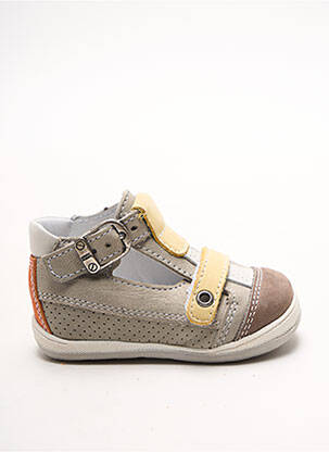 Sandales/nu pieds empiècements bout rond gris BELLAMY garcon