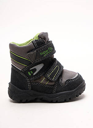 Bottines/boots fermeture scratch bout rond noir SUPERFIT garçon