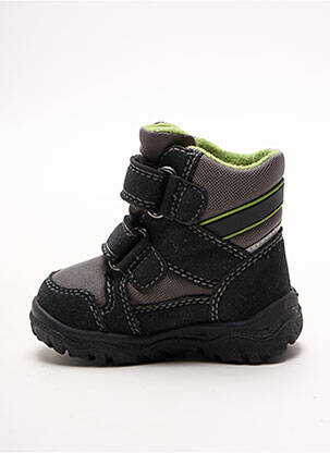 Bottines/boots fermeture scratch bout rond noir SUPERFIT garçon