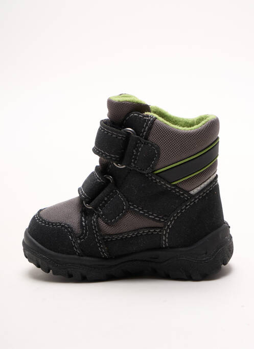 Bottines/boots fermeture scratch bout rond noir SUPERFIT garcon