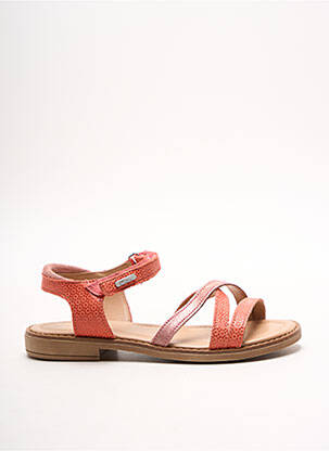 Sandales/Nu pieds orange ASTER pour fille