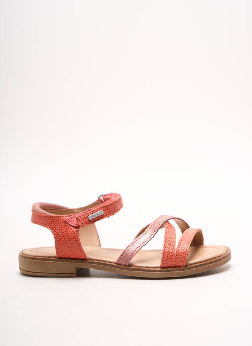 Sandales/Nu pieds orange ASTER pour fille