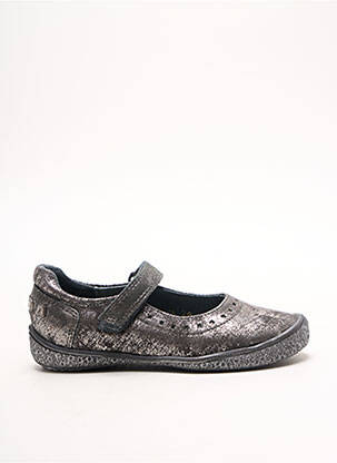 Ballerines voute plantaire bout rond gris BABYBOTTE fille