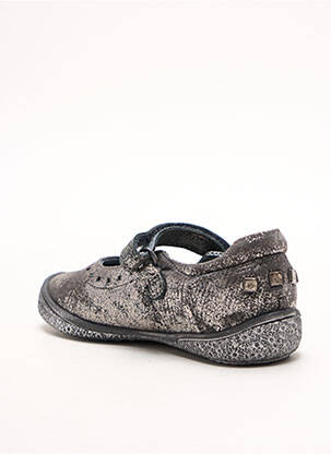Ballerines voute plantaire bout rond gris BABYBOTTE fille