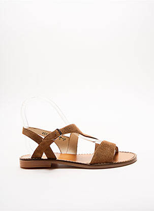 Sandales/Nu pieds marron CLOTAIRE pour femme