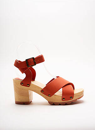 Sandales/Nu pieds orange KICKERS pour femme