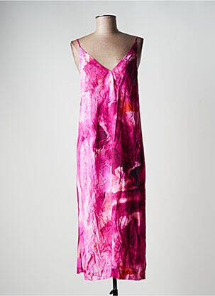 Robe de plage fines bretelles rose SEAFOLLY femme