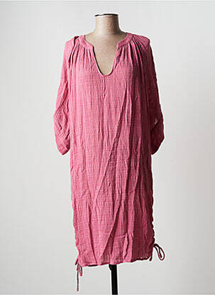 Robe de plage manches 3/4 rose SEAFOLLY femme