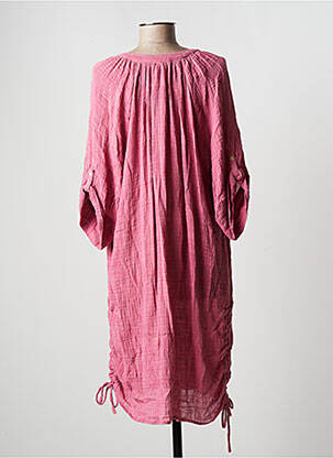 Robe de plage manches 3/4 rose SEAFOLLY femme