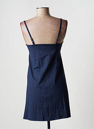 Robe de plage fines bretelles bleu PLAGE DU SUD femme