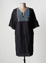 Robe de plage manches courtes noir SEAFOLLY femme