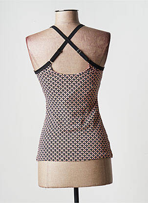 Top de bain imprimé fantaisie noir PIHA femme