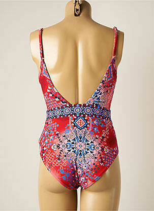 Maillot de bain 1 pièce haut soutien-gorge balconnet haut soutien-gorge balconnet rouge SEAFOLLY femme