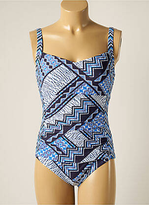 Maillot de bain 1 pièce haut soutien-gorge emboitant haut soutien-gorge emboitant bleu MOONTIDE femme