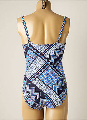 Maillot de bain 1 pièce haut soutien-gorge emboitant haut soutien-gorge emboitant bleu MOONTIDE femme