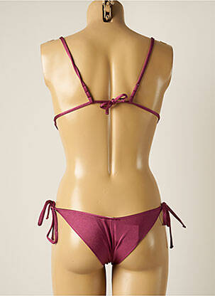 Maillot de bain 1 pièce stretch haut soutien-gorge avec mousse de rembourrage amovible violet RIO DE SOL femme