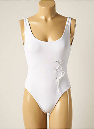 Maillot de bain 1 pièce stretch blanc HISTOIRE DE PLAGE femme