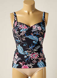 Top de bain bretelles élastiquées amovibles noir SEAFOLLY femme