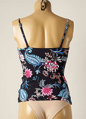 Top de bain bretelles élastiquées amovibles noir SEAFOLLY femme