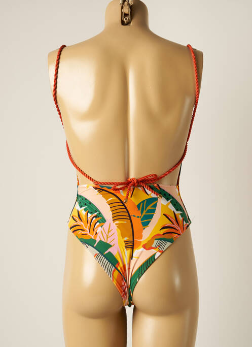 Maillot de bain 1 pièce orange RIO DE SOL pour femme