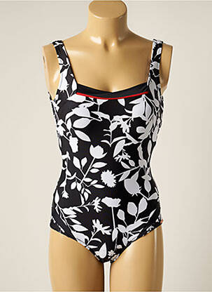 Maillot de bain 1 pièce stretch haut soutien-gorge balconnet noir YSABEL MORA femme