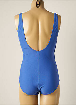 Maillot de bain 1 pièce stretch haut soutien-gorge balconnet bleu YSABEL MORA femme