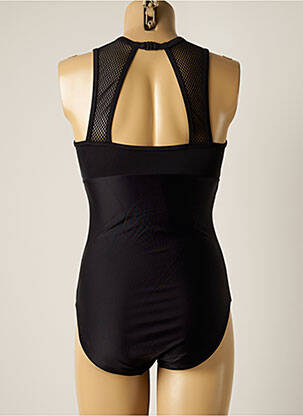 Maillot de bain 1 pièce stretch haut soutien-gorge moulé noir PIHA femme