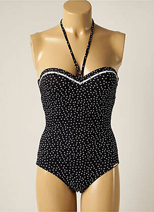 Maillot de bain 1 pièce haut soutien-gorge emboitant haut soutien-gorge emboitant noir YSABEL MORA femme
