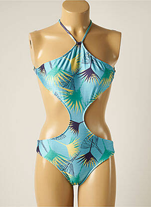Maillot de bain 1 pièce stretch bleu RIO DE SOL femme