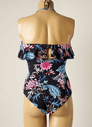 Maillot de bain 1 pièce bretelles élastiquées amovibles haut bandeau noir SEAFOLLY femme