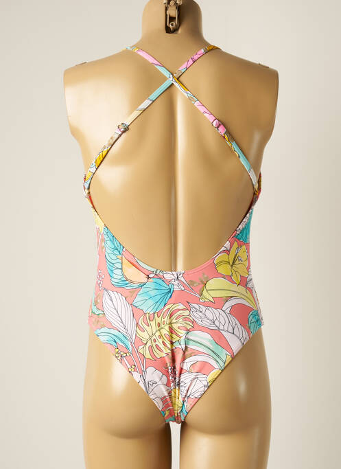 Maillot de bain 1 pièce orange PIHA pour femme