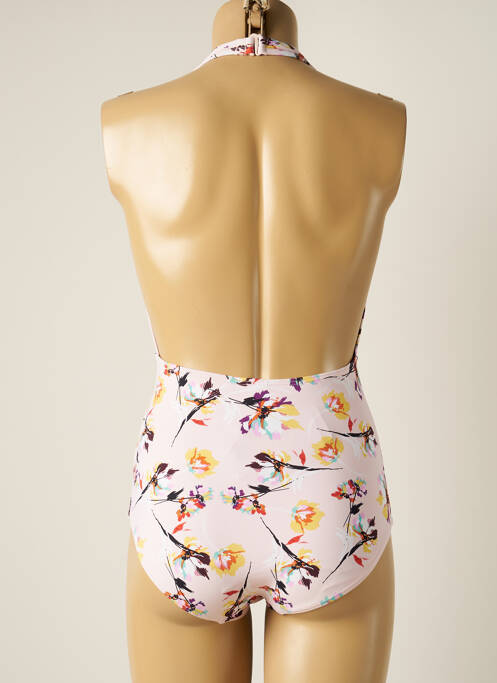 Maillot de bain 1 pièce rose PIHA pour femme