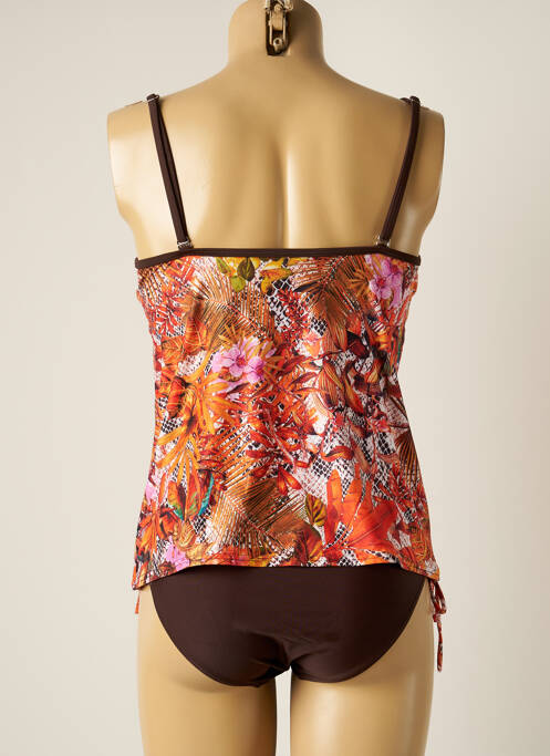 Tankini marron PLATJA pour femme