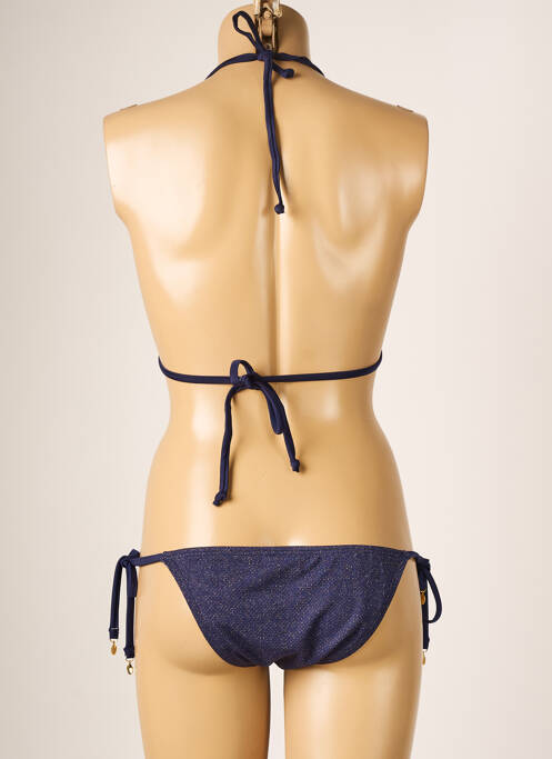 Maillot de bain 2 pièces bleu LAGON BLEU pour femme