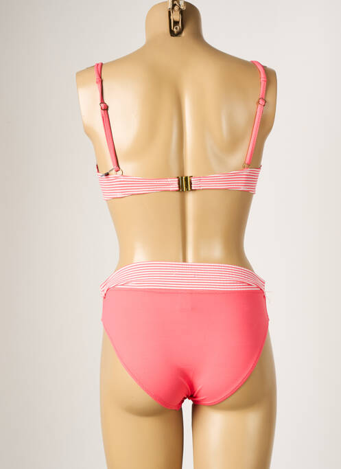 Maillot de bain 2 pièces rose BORABORA pour femme