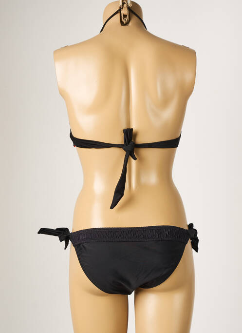 Maillot de bain 2 pièces haut soutien-gorge moulé haut soutien-gorge moulé noir DAG ADOM femme