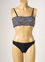 Maillot de bain 2 pièces stretch noir PROTEST fille