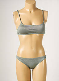 Maillot de bain 2 pièces stretch brassieres vert PROTEST femme