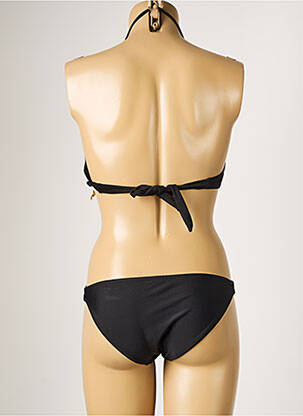 Maillot de bain 2 pièces stretch haut soutien-gorge moulé noir DAG ADOM femme