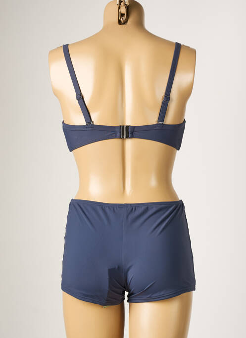 Maillot de bain 2 pièces bleu MOONTIDE pour femme