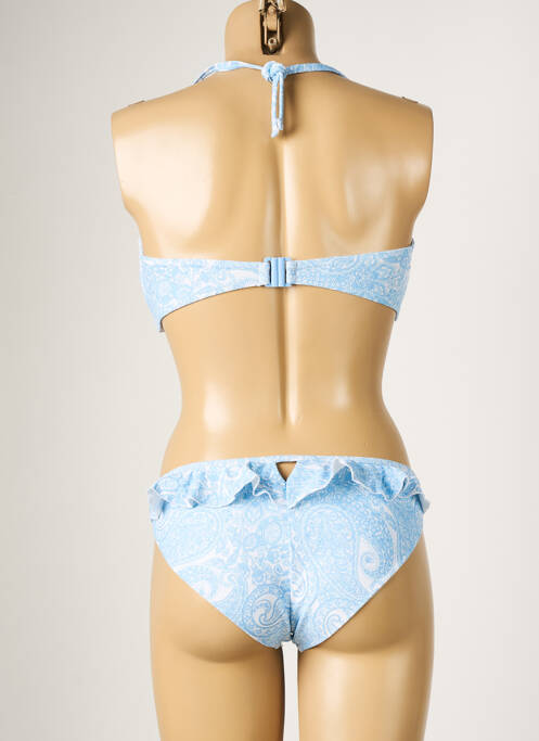 Maillot de bain 2 pièces bleu YSABEL MORA pour femme