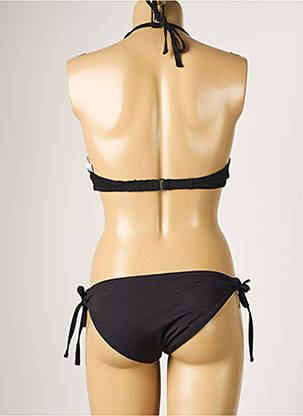 Maillot de bain 2 pièces stretch haut bandeau noir DAG ADOM femme