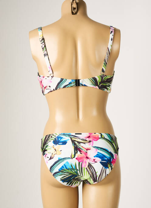 Maillot de bain 2 pièces blanc MOONTIDE pour femme