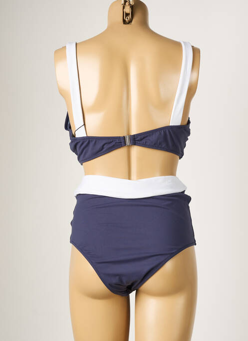 Maillot de bain 2 pièces bleu BORABORA pour femme