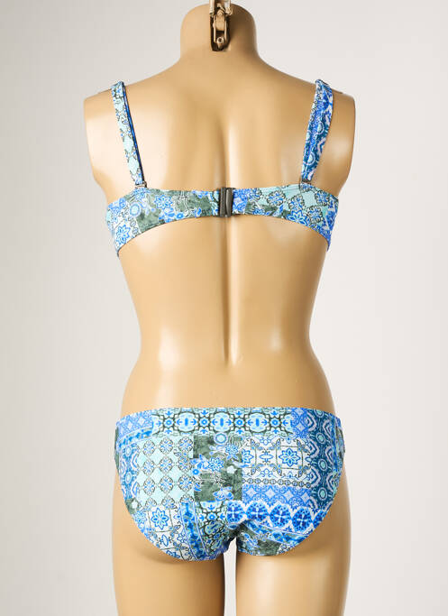 Maillot de bain 2 pièces bleu SUNFLAIR pour femme