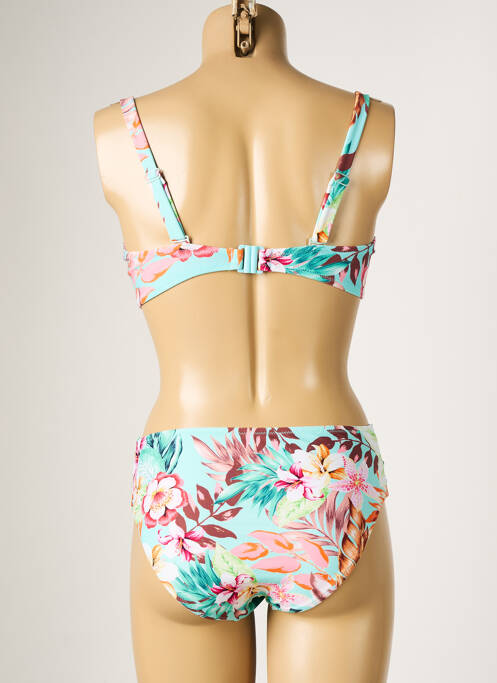 Maillot de bain 2 pièces bleu YSABEL MORA pour femme