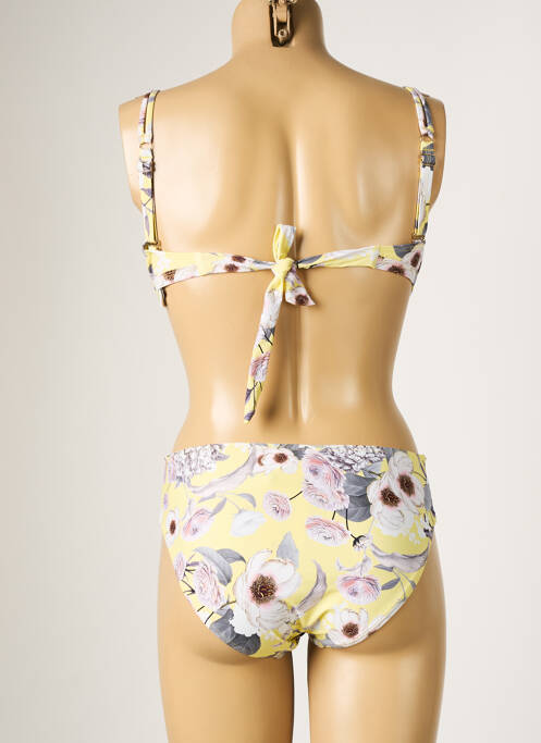 Maillot de bain 2 pièces jaune MOONTIDE pour femme