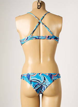 Maillot de bain 2 pièces stretch haut triangles bleu RIO DE SOL femme